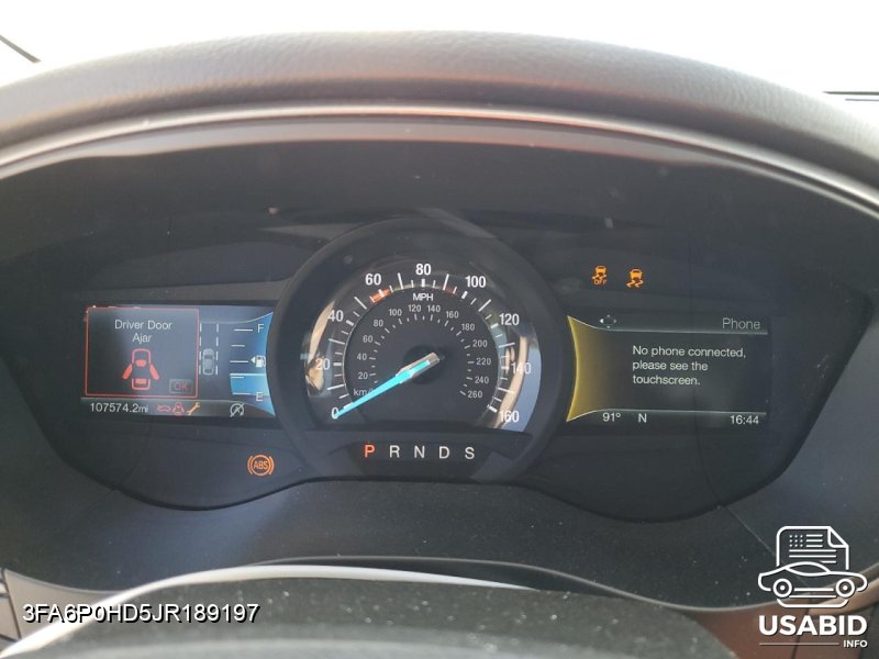 Thumbnail of 2018 Ford Fusion Se with VIN 3FA6P0HD5JR189197